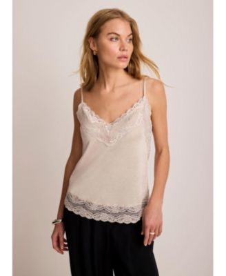 Mint Velvet Women's Lace Detail Camisole Top | Bloomingdale's Women