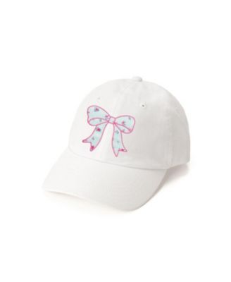 Girls' Floral Bow Patch Baseball Hat - Little Kid, Big Kid