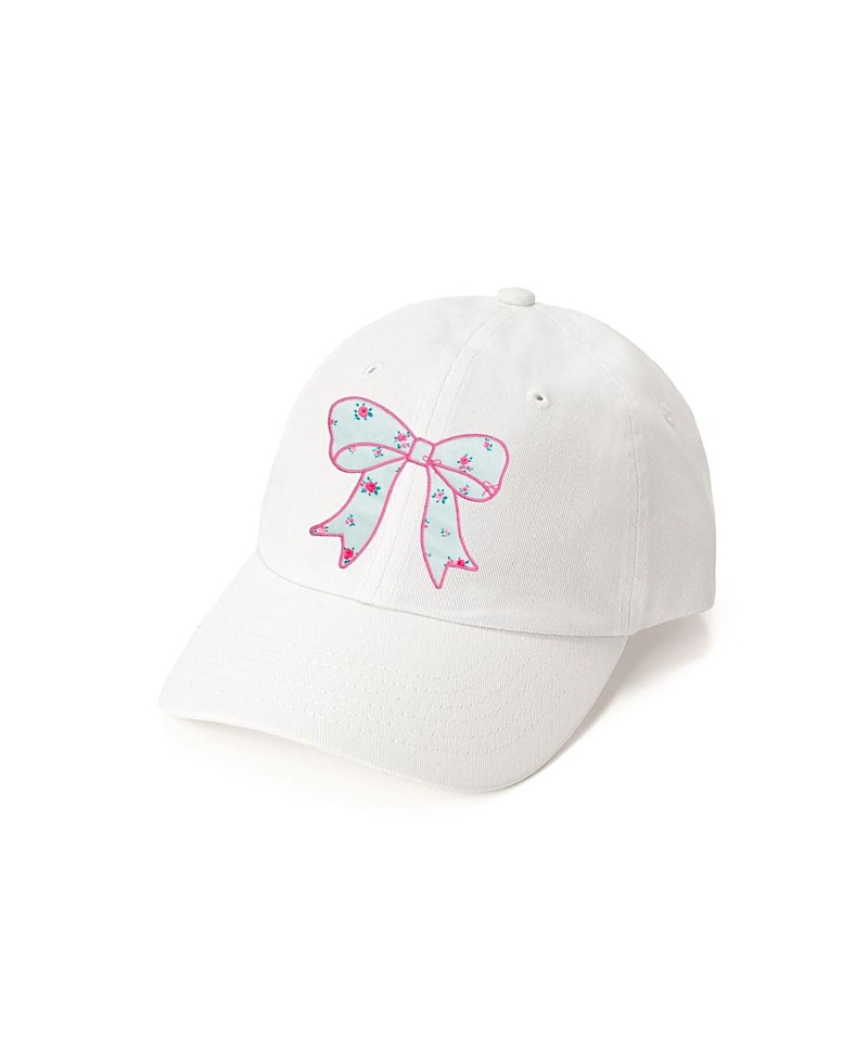 Sweet Wink Girls' Floral Bow Patch Baseball Hat - Little Kid, Big Kid