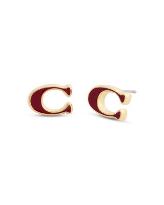 Signature C Color Stud Earrings
