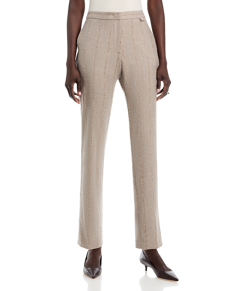 Fabiana Filippi Pinstripe Flannel Pants