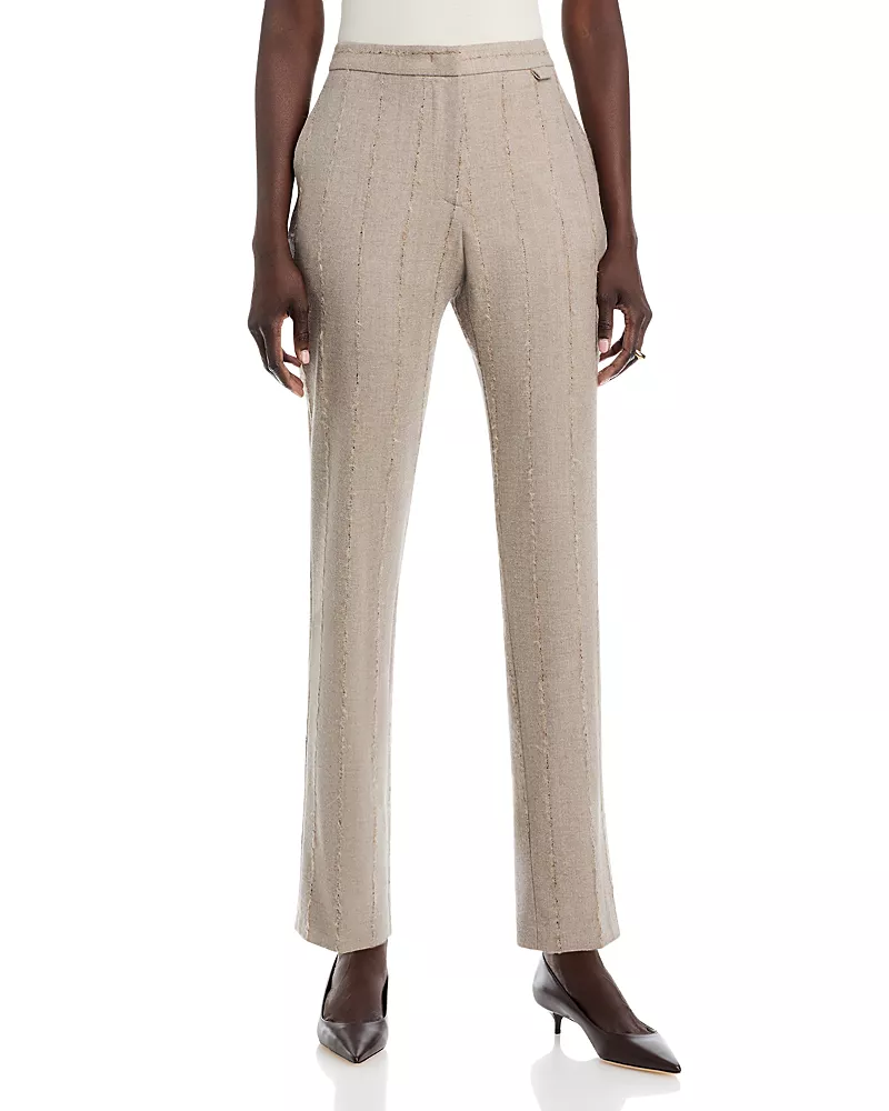 Fabiana Filippi Pinstripe Flannel Pants