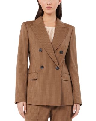 Mstumico Wool Double Breasted Blazer