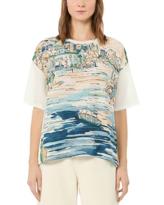 Wkdterzo Light Blue Silk Front Top