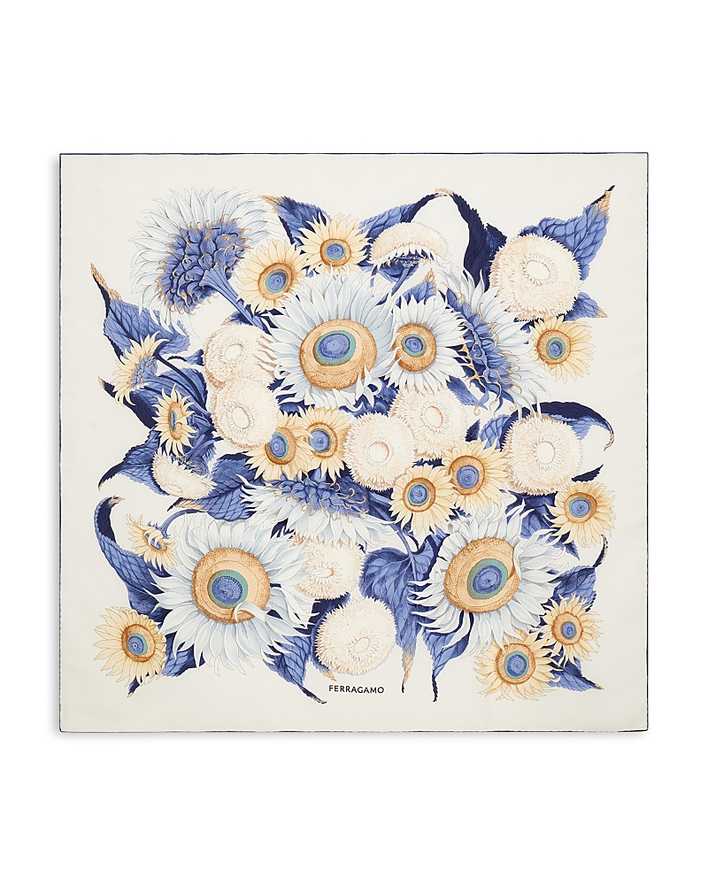 Ferragamo Sunflower Silk Scarf