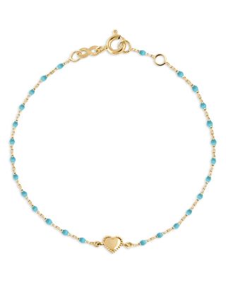 18K Yellow Gold Mini Gigi Lucky Heart Bracelet