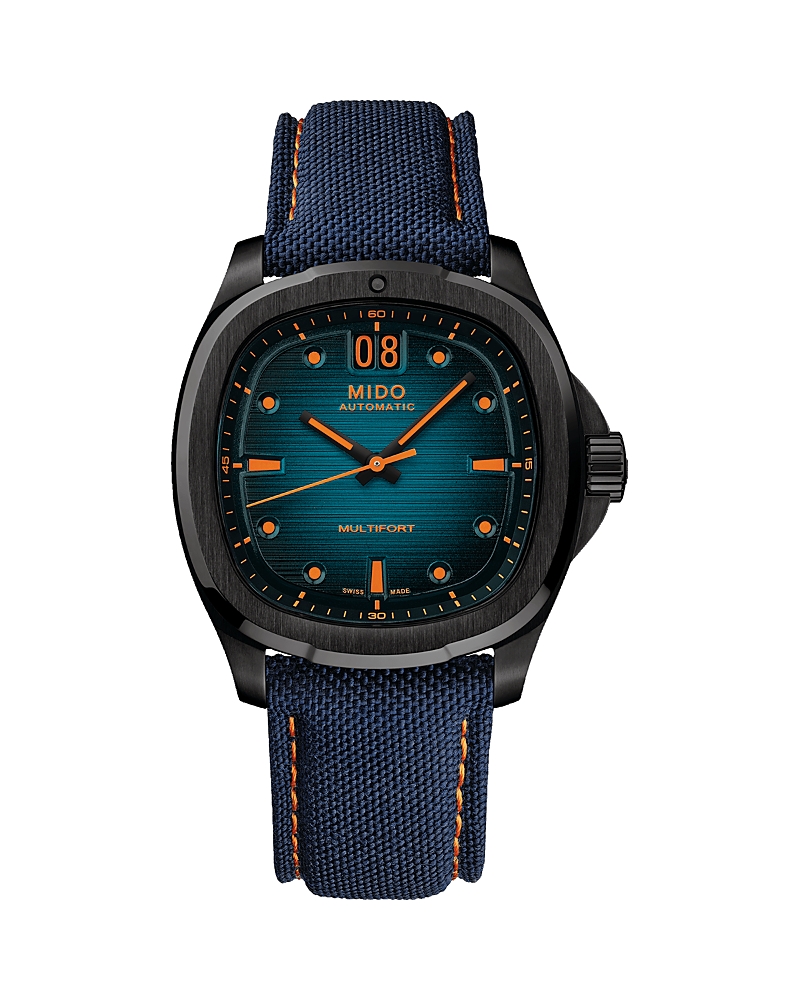 Mido Multifort Tv Big Date Watch, 40mm