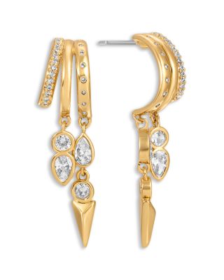 Ettika Icon Behavior Crystal Drop Earrings