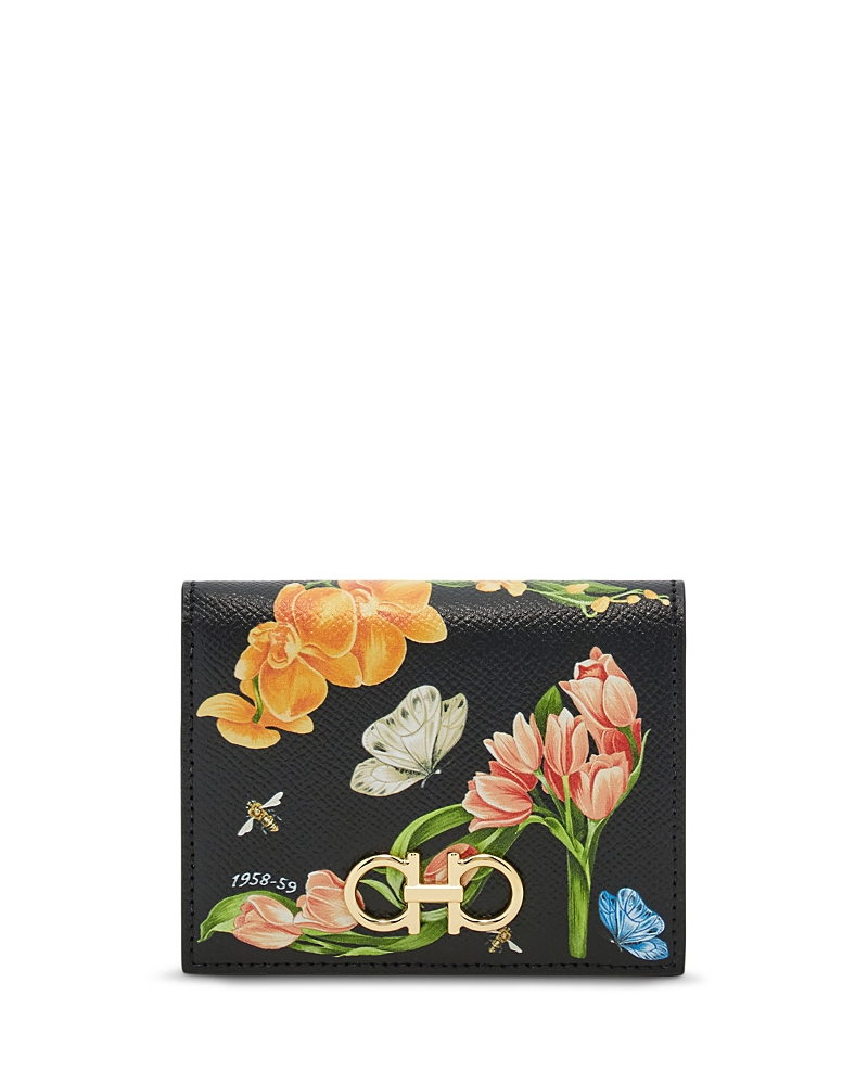 Ferragamo Foulard Leather Wallet