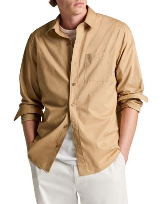Vince Poplin Button Front Shirt