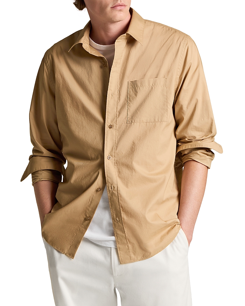 Vince Poplin Button Front Shirt