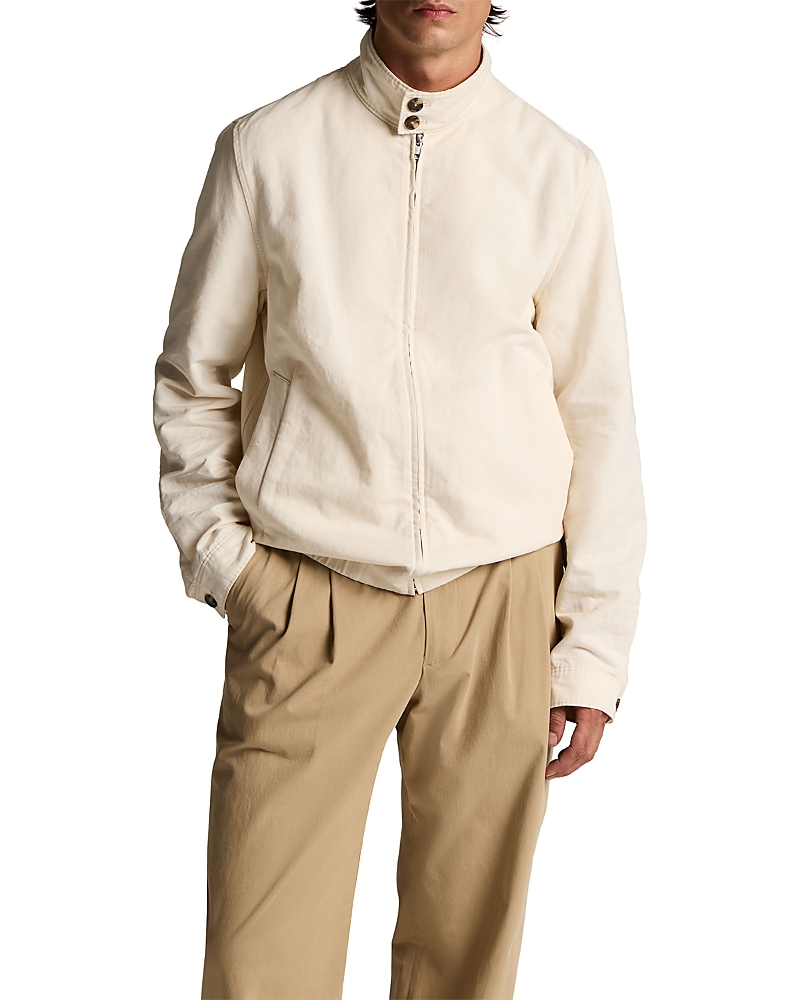 Vince Band Collar Bomber Jacket