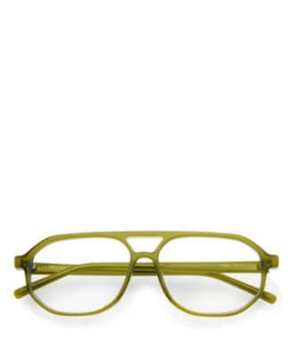 Unisex Aviator Fenix Blue Light Reading Glasses, 55mm