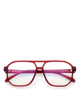 Unisex Aviator Billie Blue Light Reading Glasses, 58mm