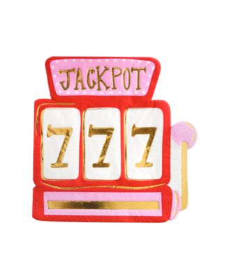  Game Night Jackpot Large Paper Napkins, Set of 16
