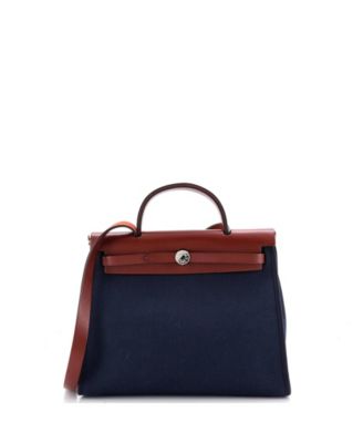31 Herbag Zip Leather and Toile