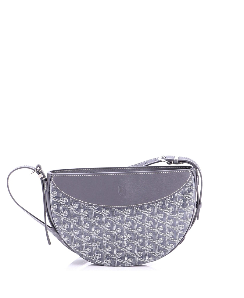 Pre-Owned Goyard Hirondelle Shoulder Bag Coated Canvas and Leather
