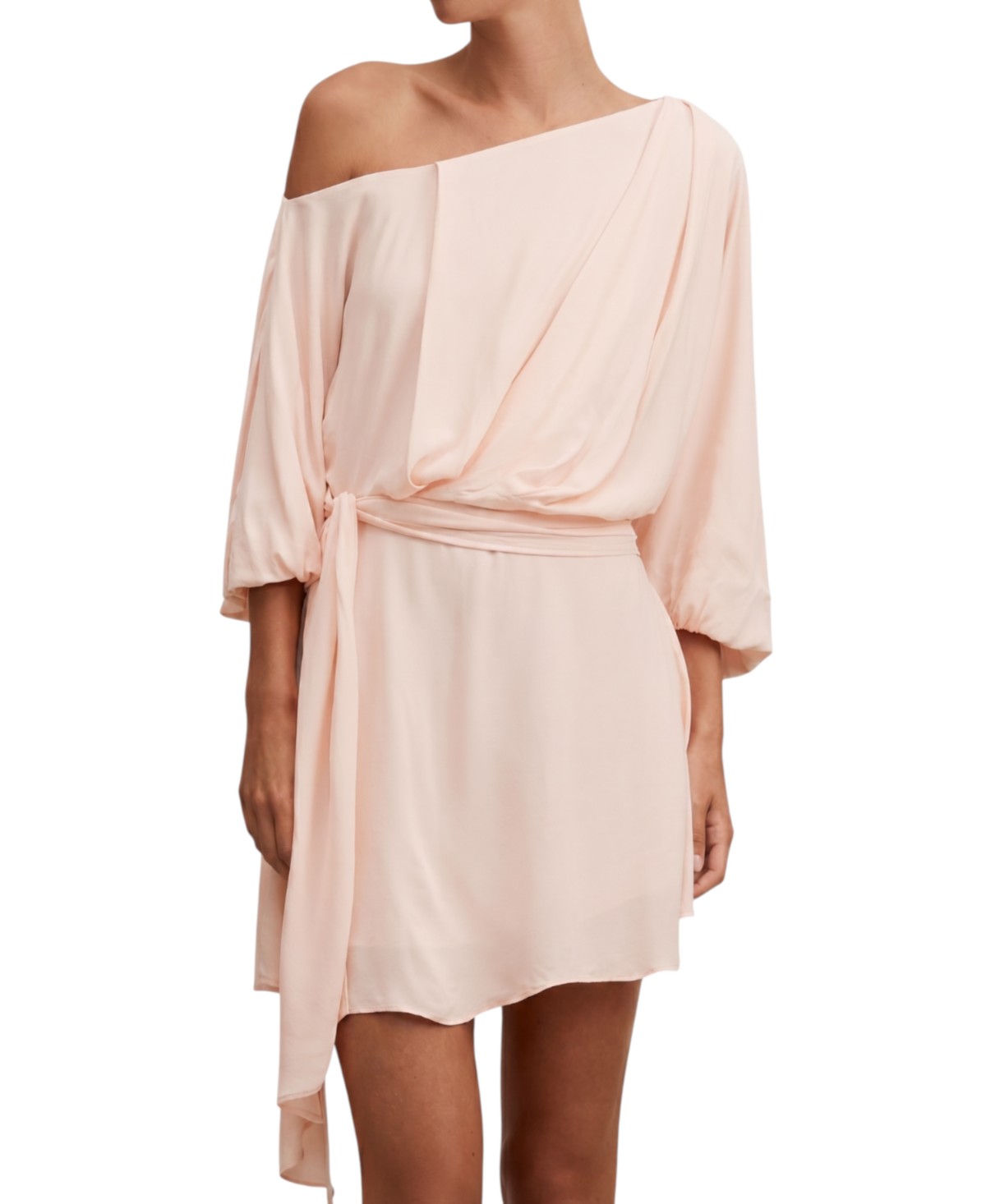 Sammy Tipped Draped Mini Dress