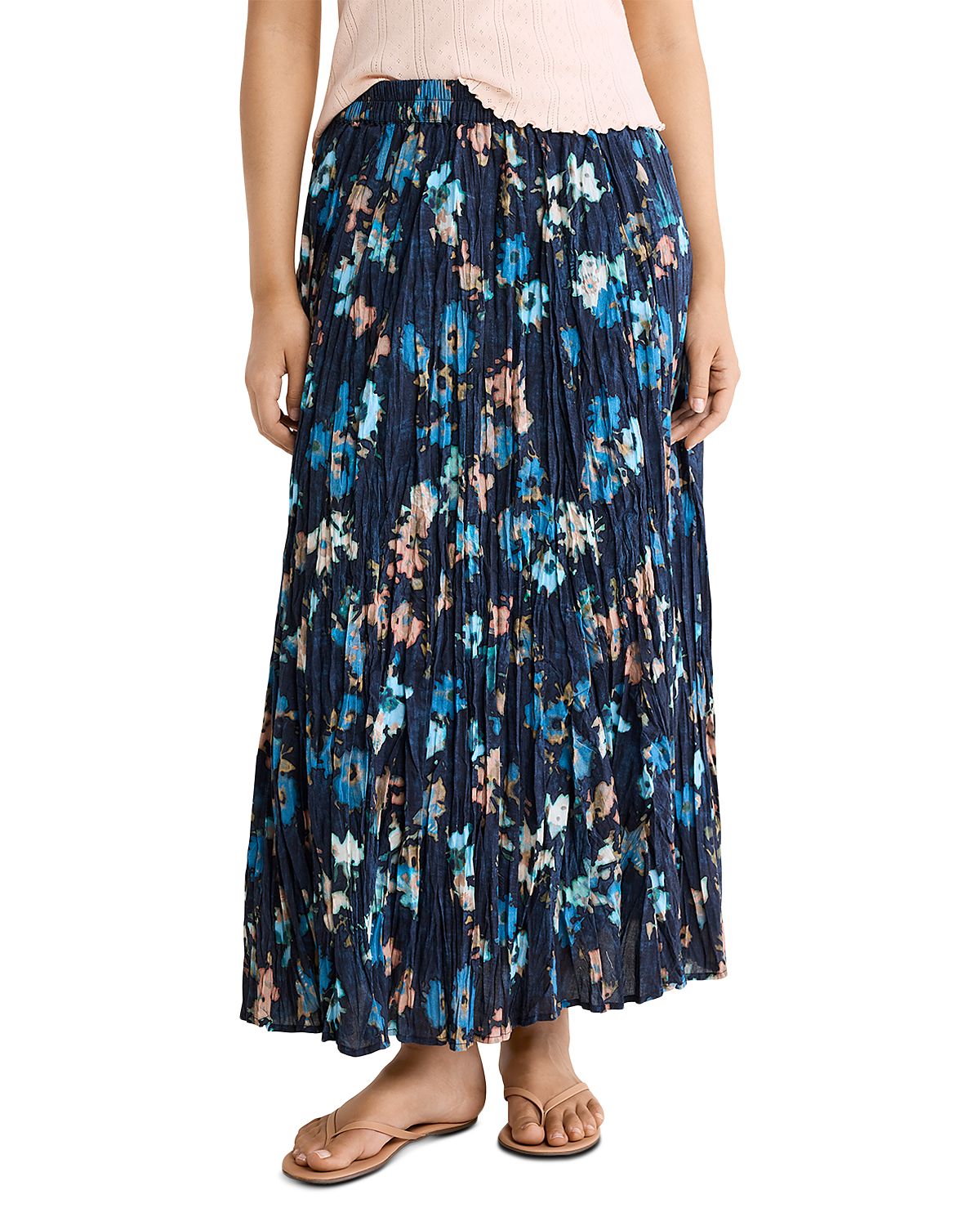 Nic+Zoe Glowy Crinkle Skirt