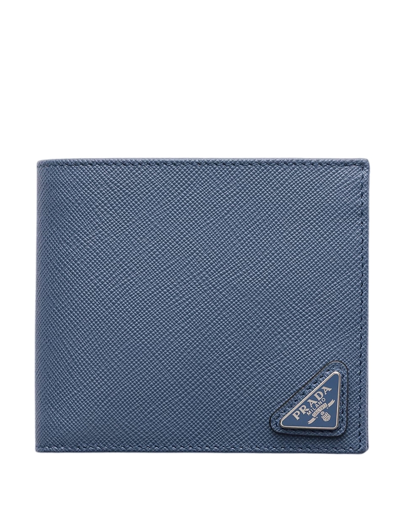 Prada Saffiano Leather Wallet With Coin Purse