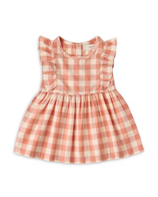 Girls' Checkmate Flutter Dress - Toddler