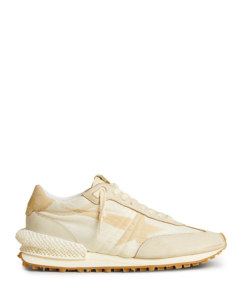 Golden Goose Men's Running Marathon Nylon & Leather Sneakers