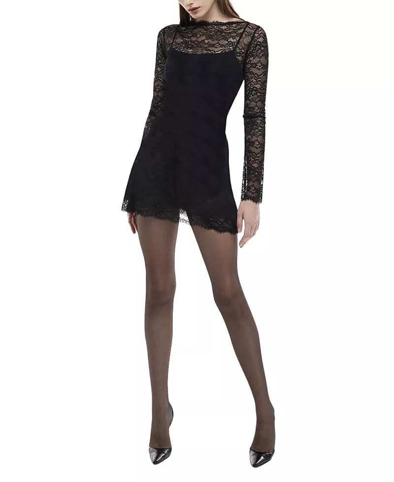 Mother of All Refaela Lace Mini Dress