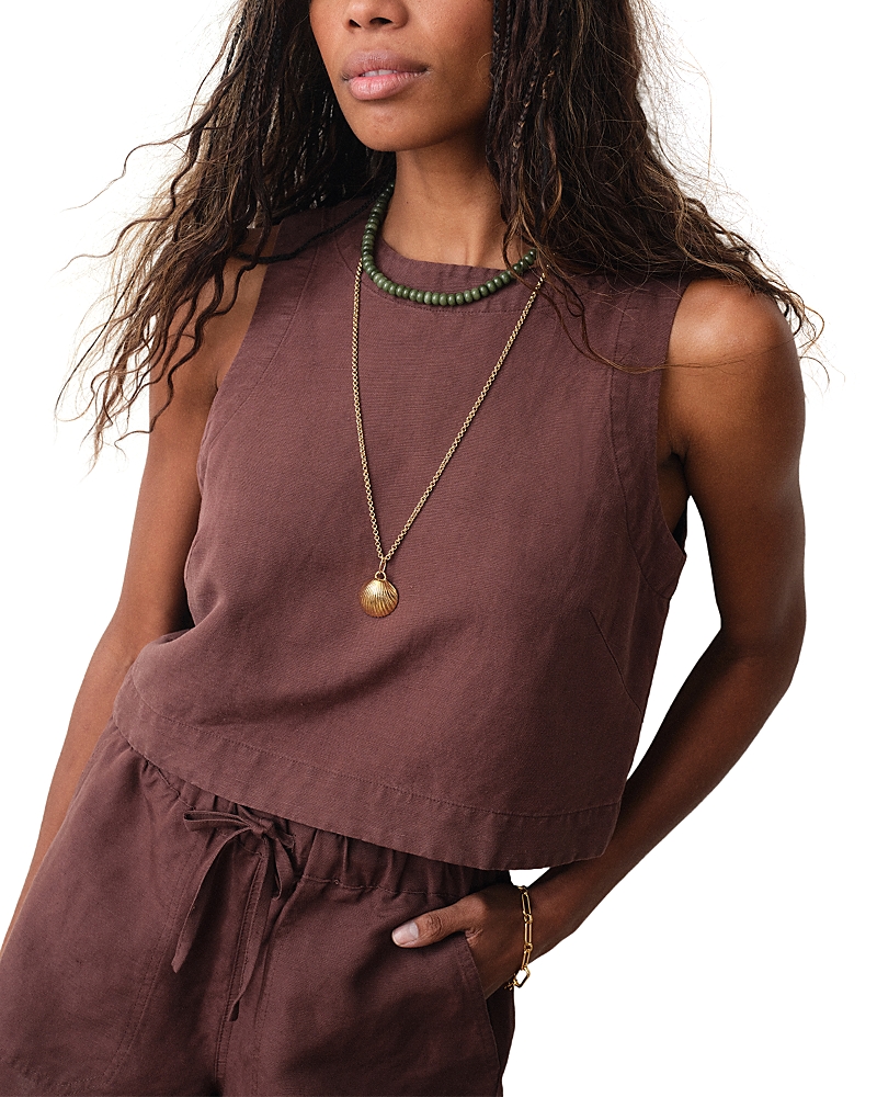 Marine Layer Quinn Cropped Tank