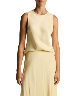 Round Neck Sleeveless Top