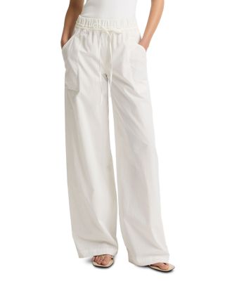 Vince Mid Rise Cotton Drawstring Pants