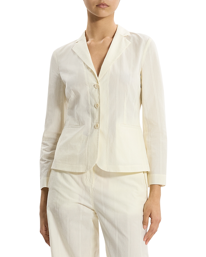 Theory Button Front Blazer