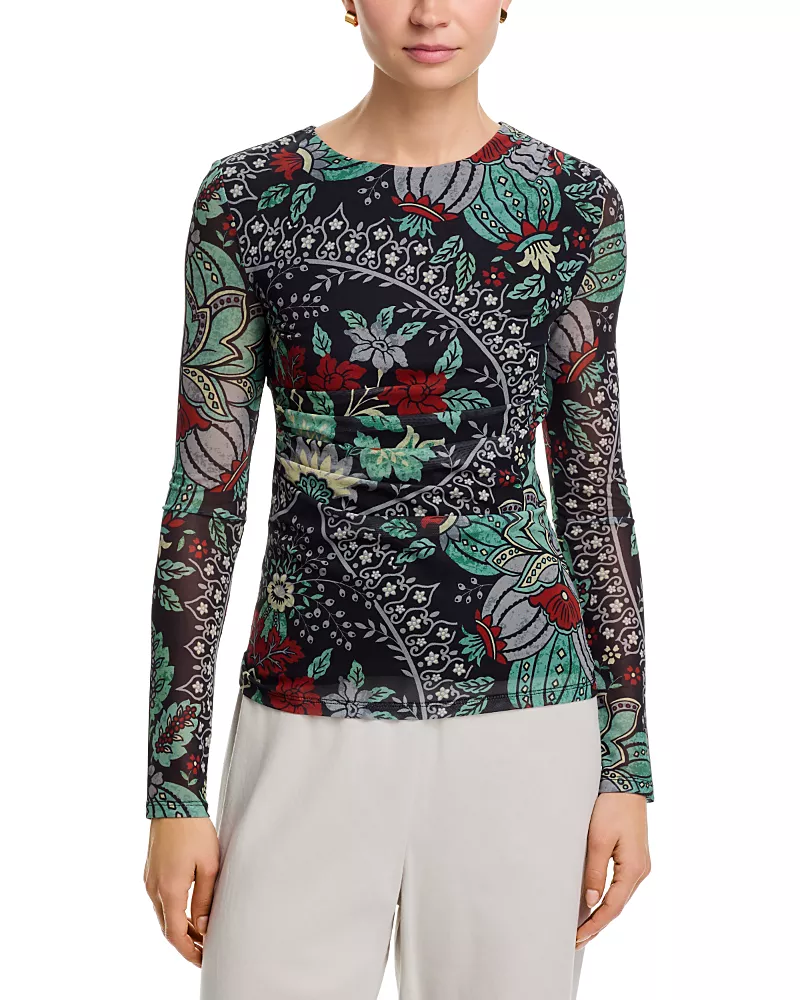 Elie Tahari The Delilah Mesh Top