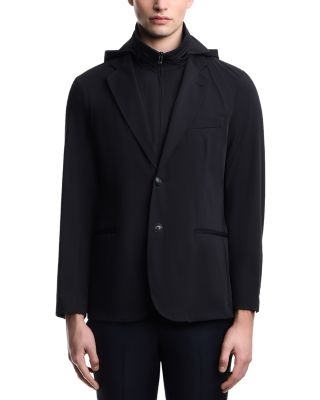 Essential Stretch Nylon Twill Blazer with Removable Dickie