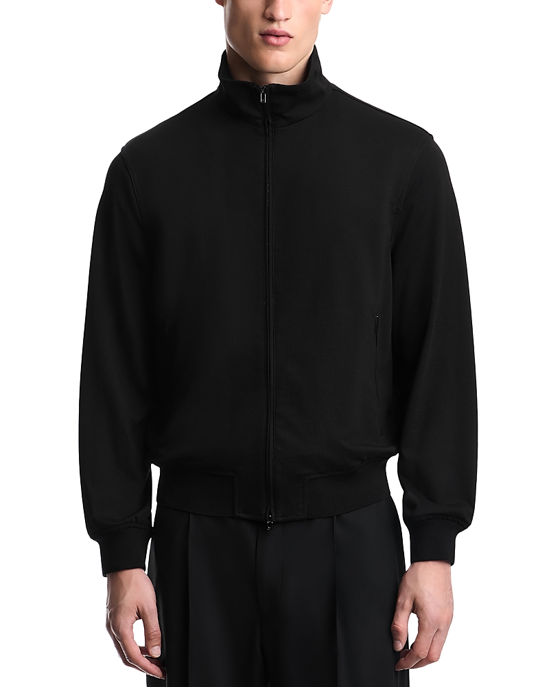 Emporio Armani Waffle Effect Blouson Jacket