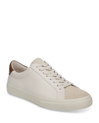 Men's Fulton Pebble White Derby White Leather Sneaker