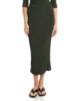 Rhombus Pleats Skirt