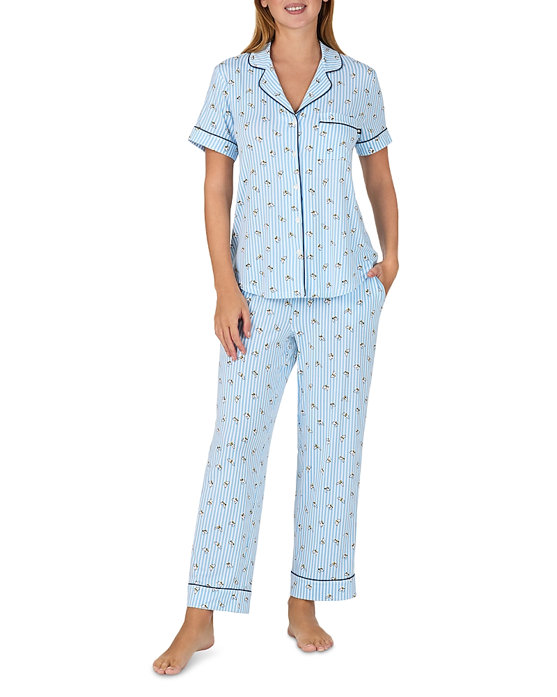 kate spade new york Short Sleeve Notch Pajama Set - Exclusive