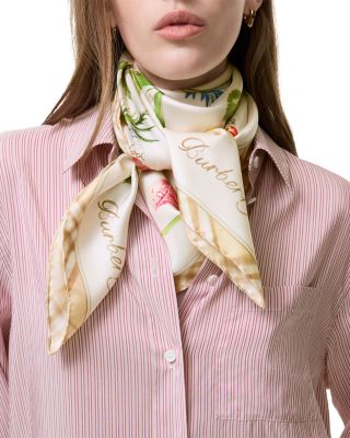 Blooms of Britain Silk Scarf