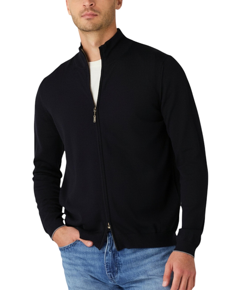Robert Talbott Dalton Full Zip Sweater