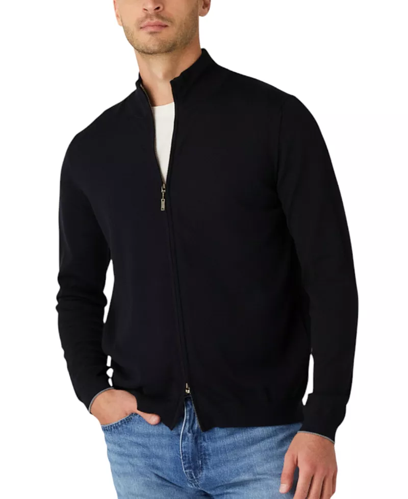 Robert Talbott Dalton Full Zip Sweater