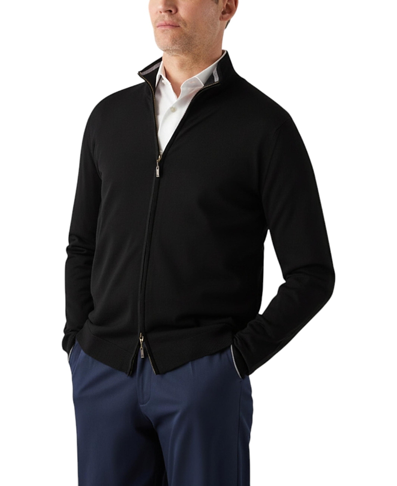 Robert Talbott Dalton Full Zip Sweater