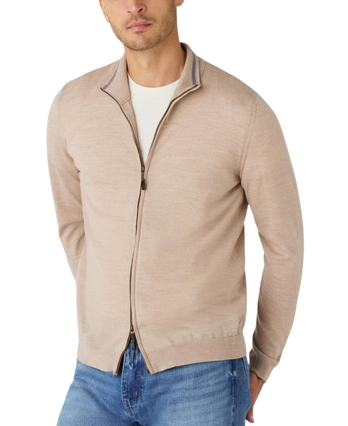 Robert Talbott Dalton Full Zip Sweater