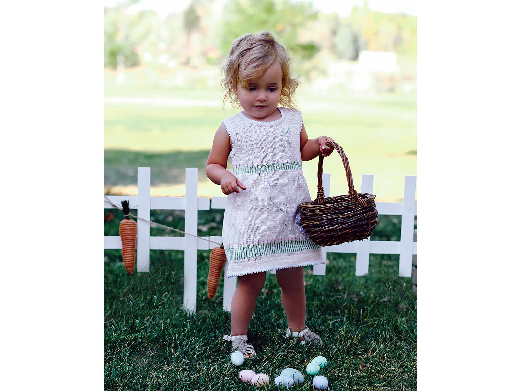 Girls' Knit Lamb Dress - Baby, Little Kid — Image 3