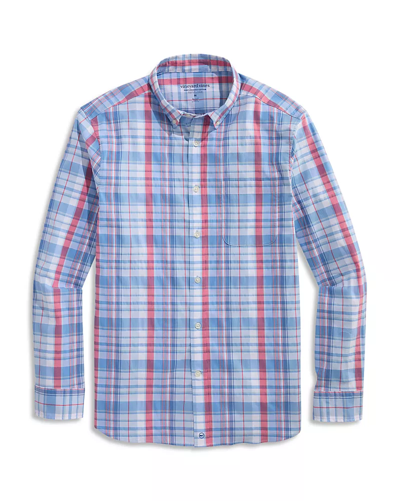 Vineyard Vines Firecracker Plaid Shirt