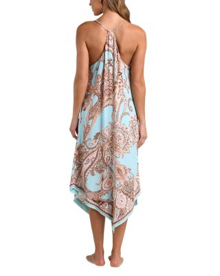 midi linen dresses The Linen A-Line Midi Dress