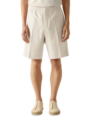 Zegna Oasi Lino Shorts In White