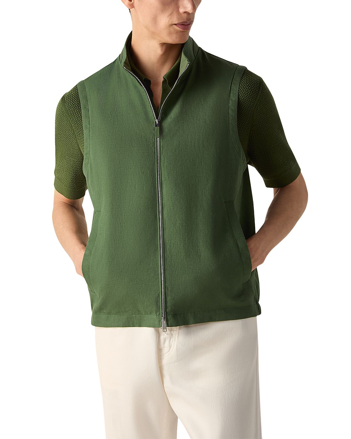 Zegna Oasi Lino Vest