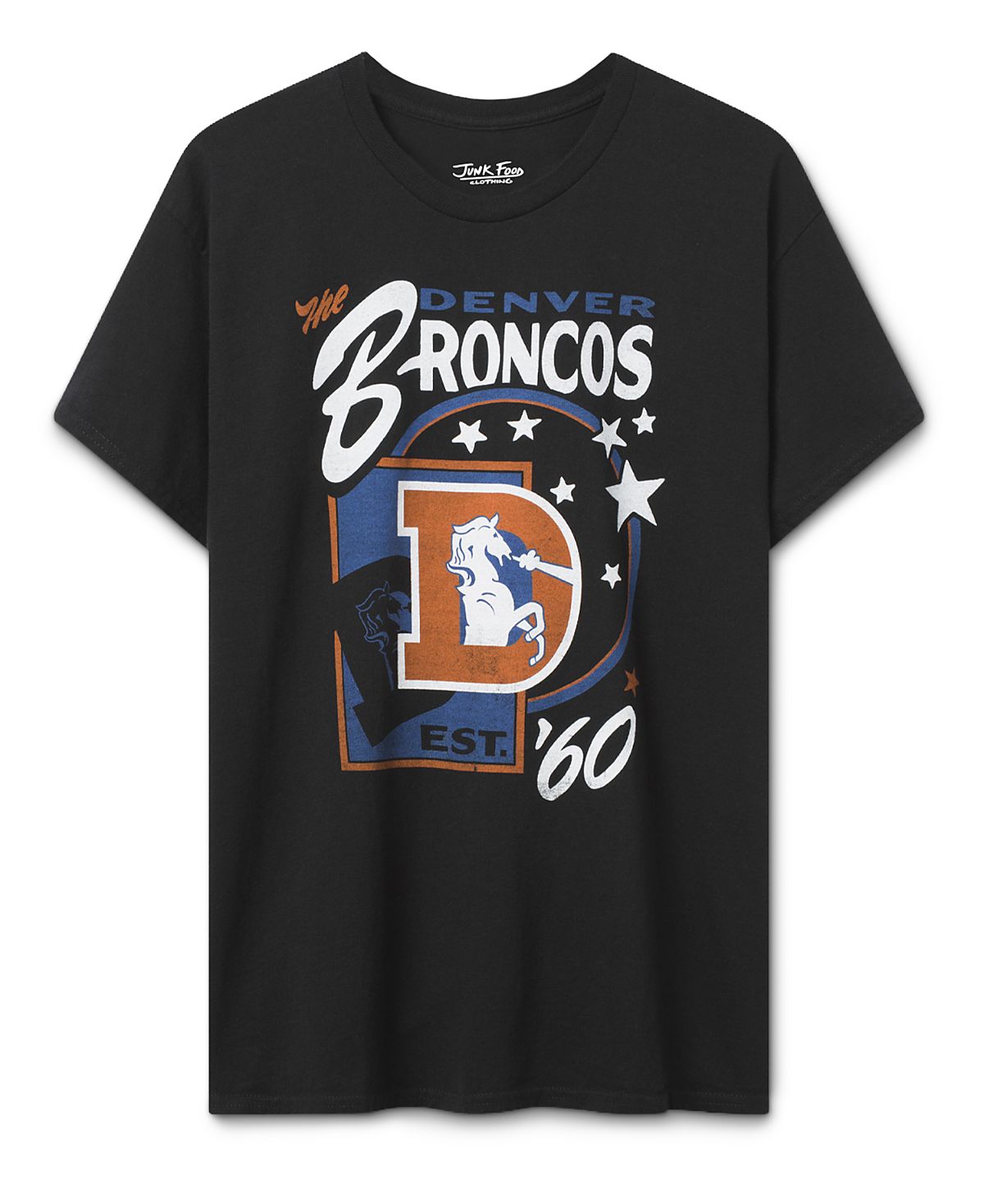 Junk Food Clothing Unisex Denver Broncos Star Power Tee