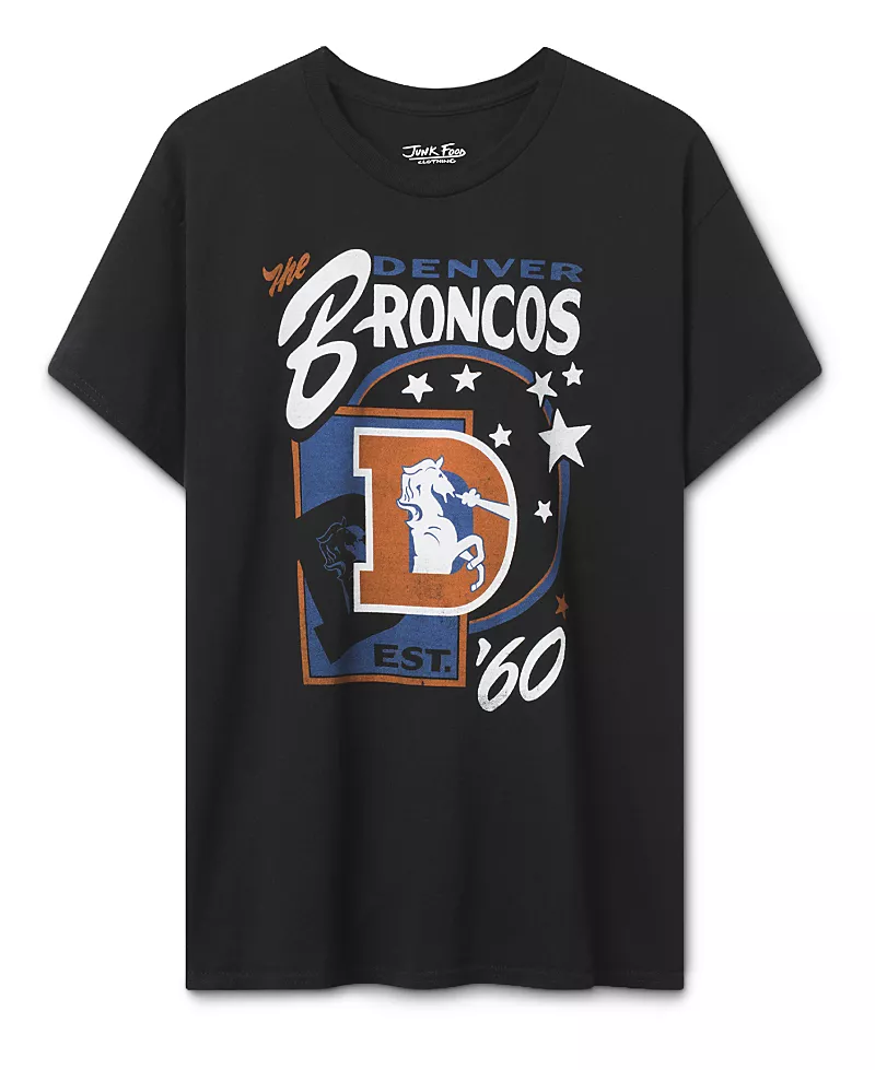 Junk Food Clothing Unisex Denver Broncos Star Power Tee