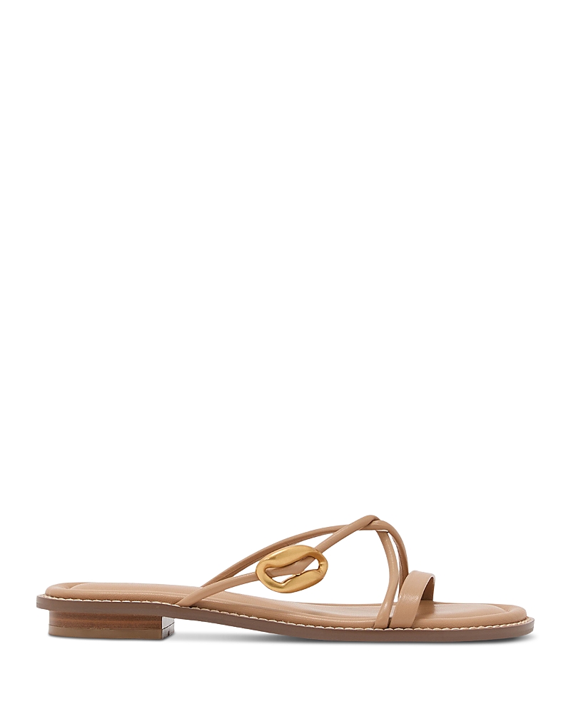Reiss Women's Raina Flat Leather Sandals